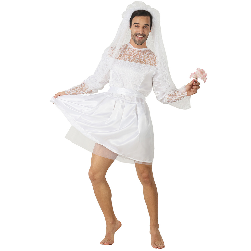 Suit Supply Wedding Party - バチェラーパーティーコスチューム男性用ウェディングドレス新郎スーツ面白い花嫁衣装ステージパフォーマンス衣装パーティー用品