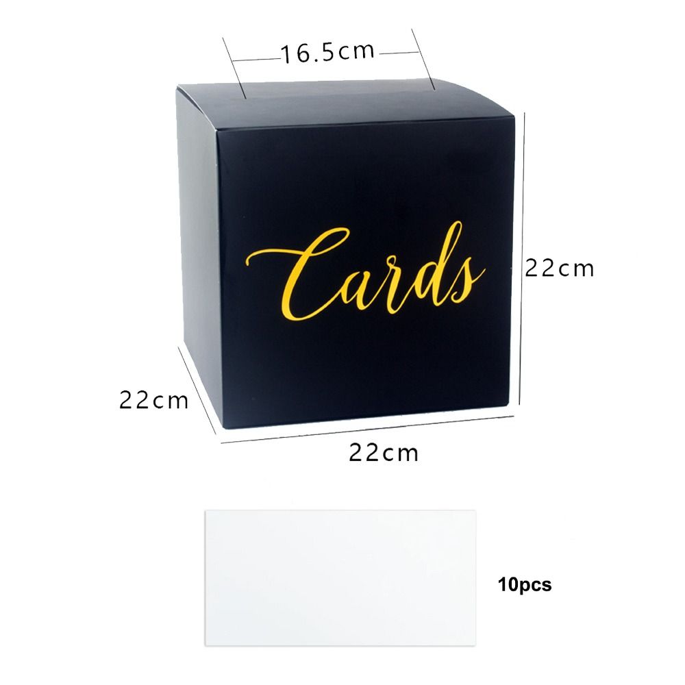 収納ボックス ホワイト ブラック ウェディングカードボックス - Wedding Card Box のレビューと価格