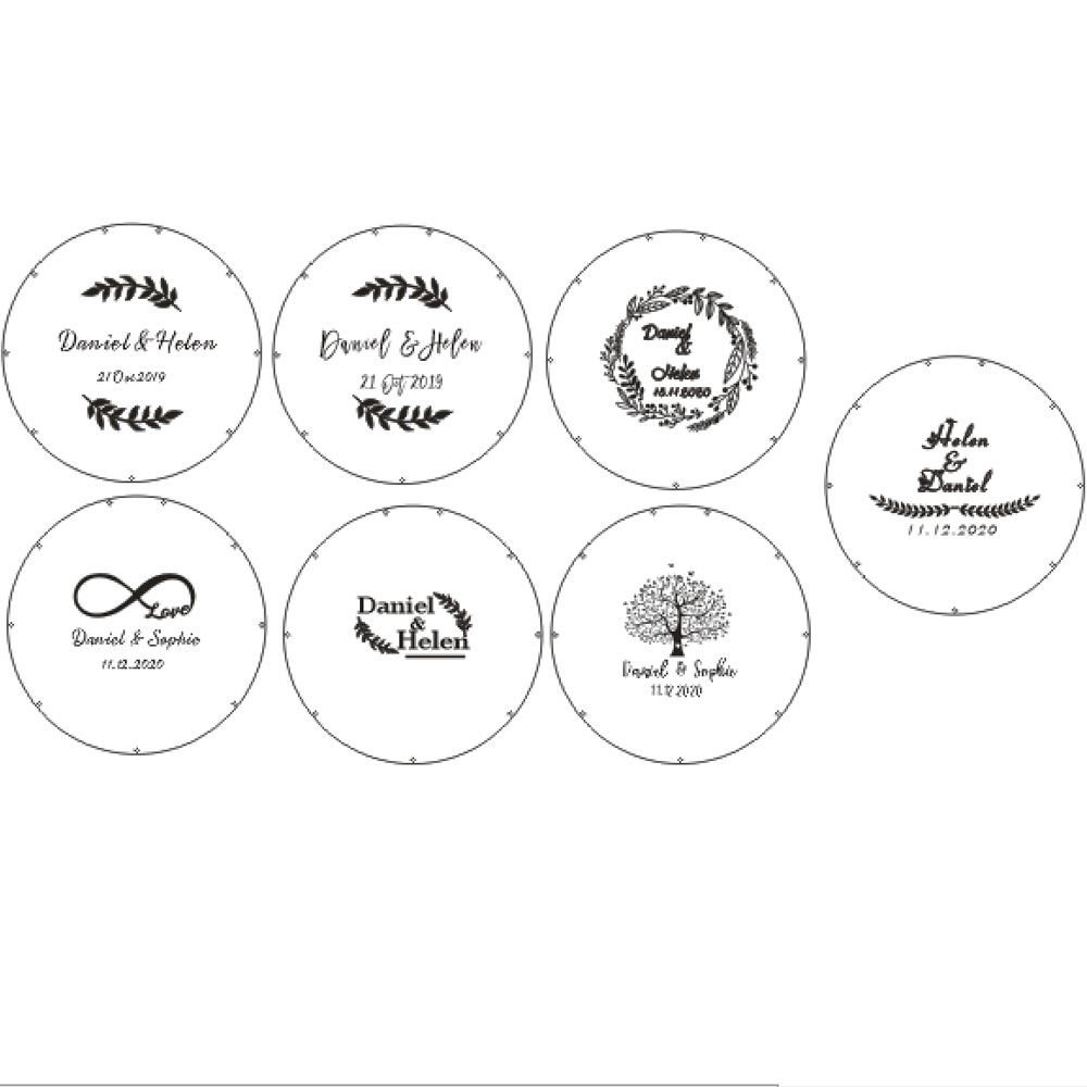 パーソナライズされたアクリルラウンドウェディングゲストブック - Personalized Guest Book のレビューと価格