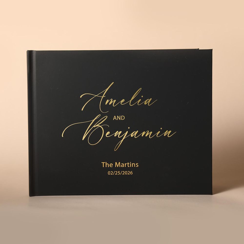 パーソナライズされた結婚式のゲストブック エレガントなホワイ - Personalized Guest Book のレビューと価格