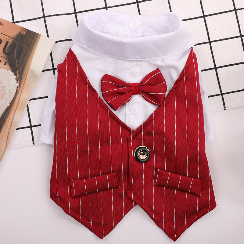 夏用薄手スーツウェディングドレス 小型犬・中型犬用ウェディン - Suit Supply Wedding Party のレビューと価格