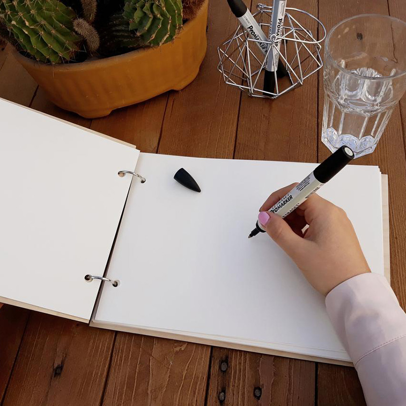 パーソナライズされた結婚式のゲストブックカスタムウッドゲスト - Personalized Guest Book のレビューと価格