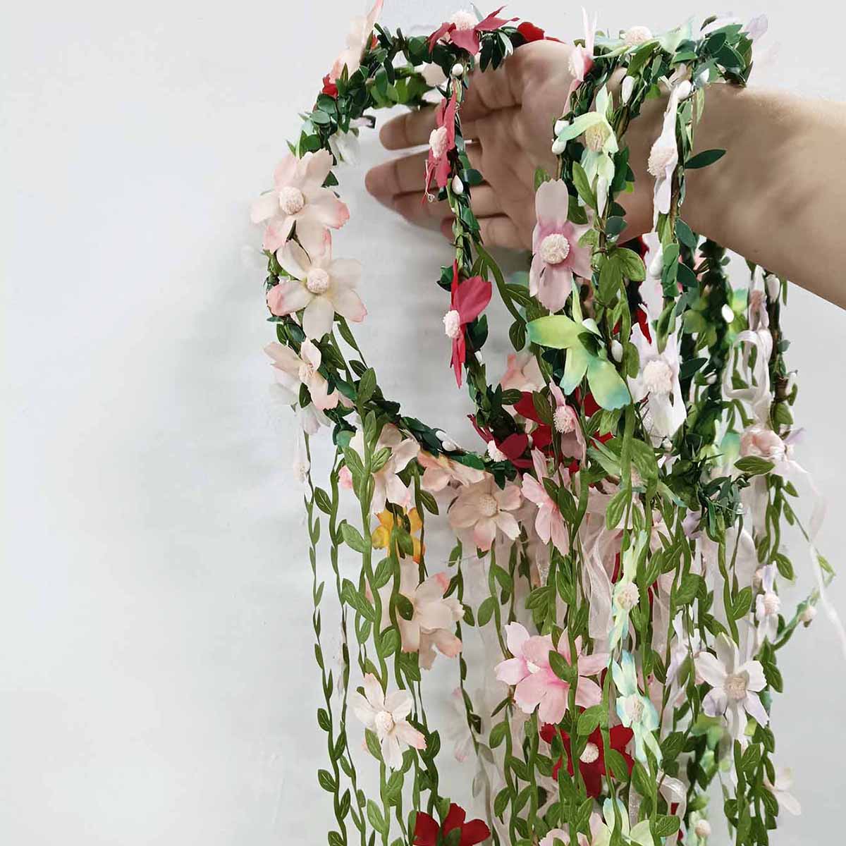ボヘミアン籐花蔓クラウンヘッドバンド花嫁の結婚式のヘアアクセ - Wedding Supply Store のレビューと価格
