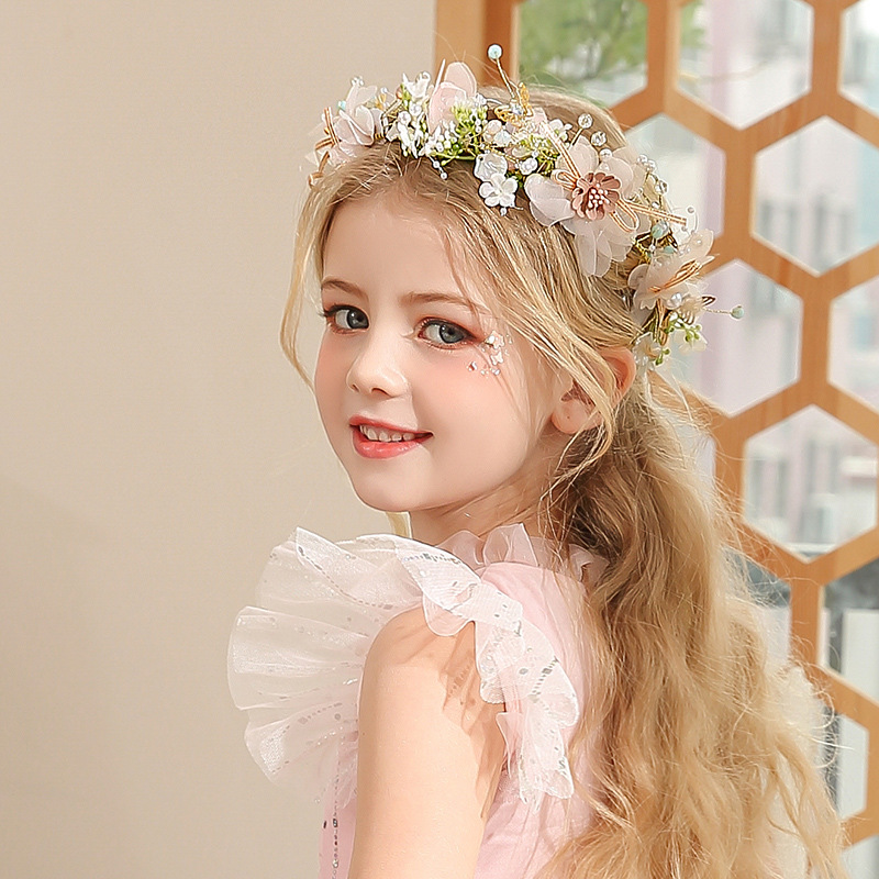 女性女の子フラワーヘッドバンド花嫁蝶花冠ヘアバンドヘアアクセ - Wedding Supply Store のレビューと価格
