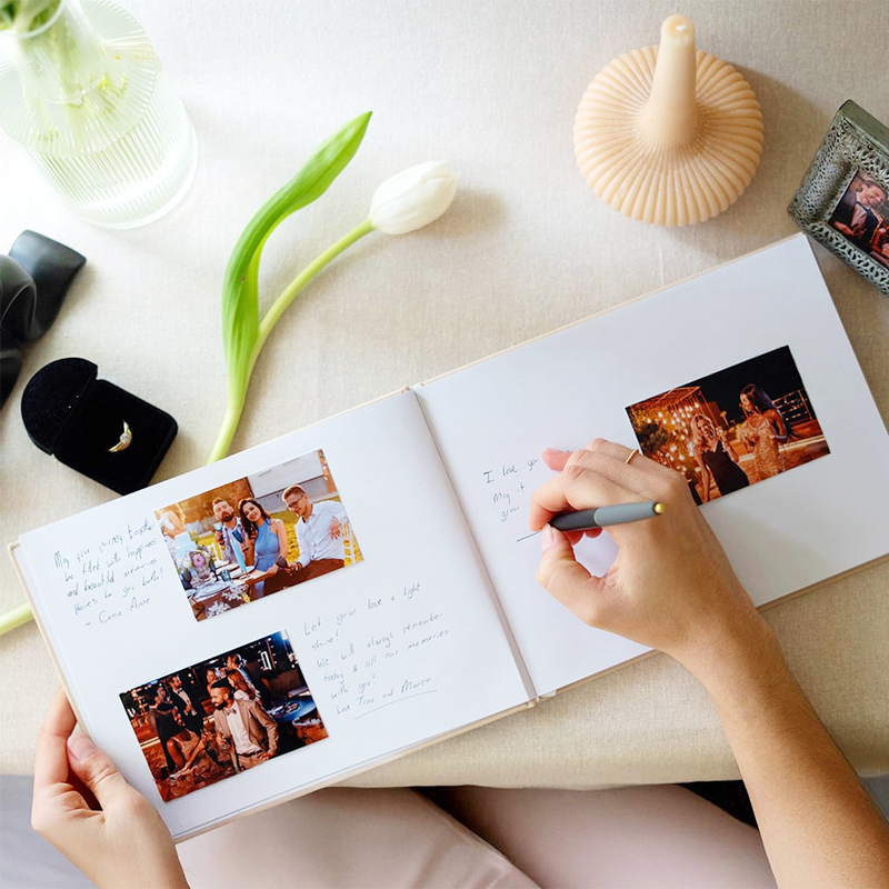 パーソナライズされたゲストブックフォトアルバム、婚約・記念日 - Personalized Guest Book のレビューと価格