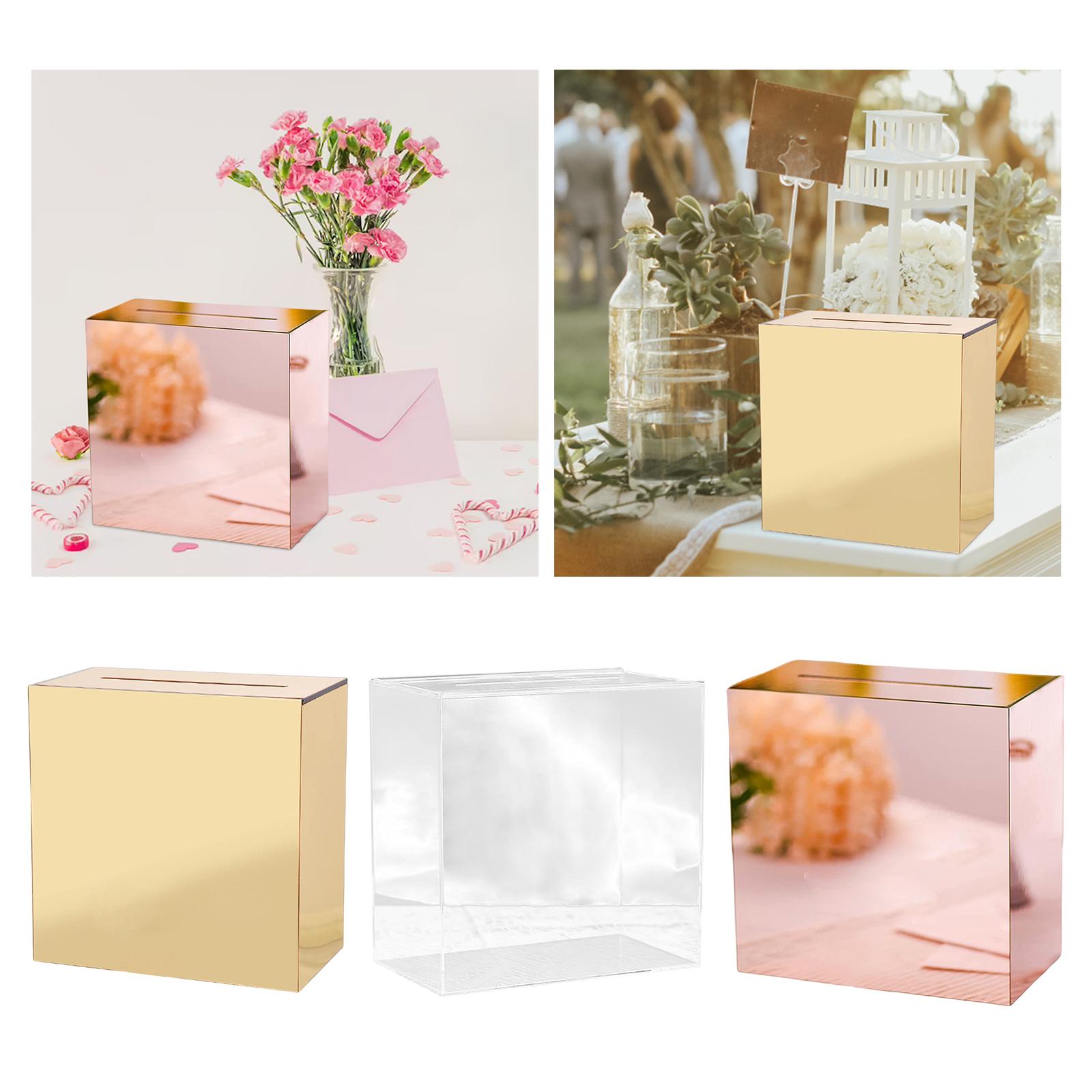 アクリル製ウェディングカードボックス 装飾ボックス 誕生日パ - Wedding Card Box のレビューと価格