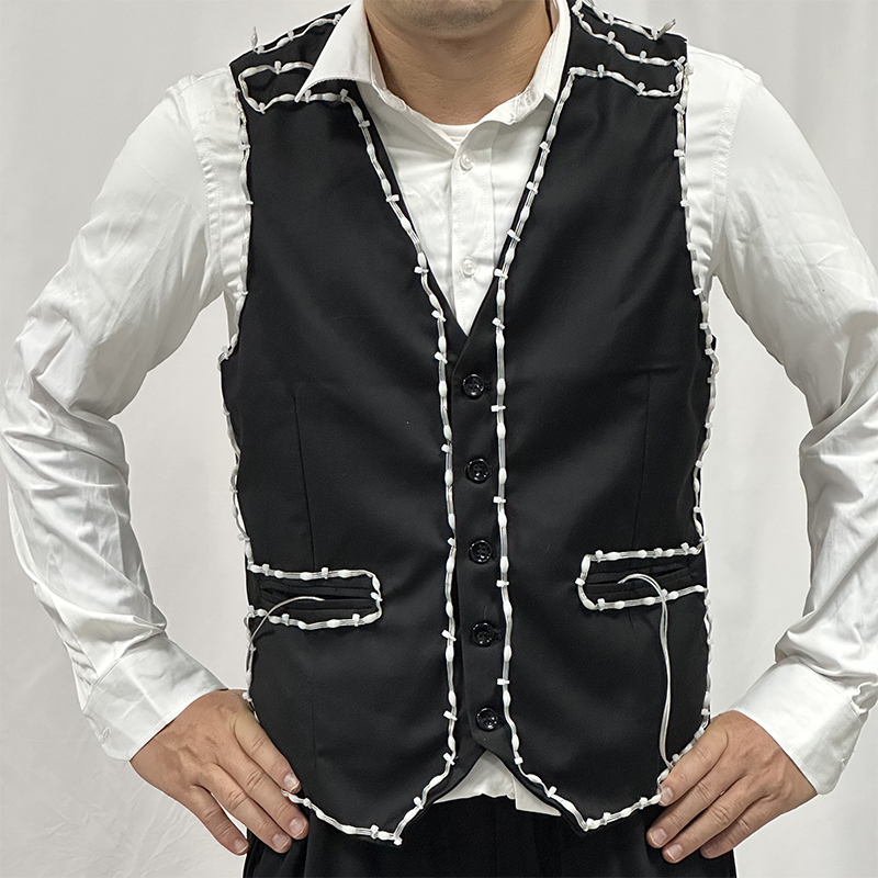 フルカラーLEDコスチューム 光るダンス衣装 光るベスト ス - Suit Supply Wedding Party のレビューと価格