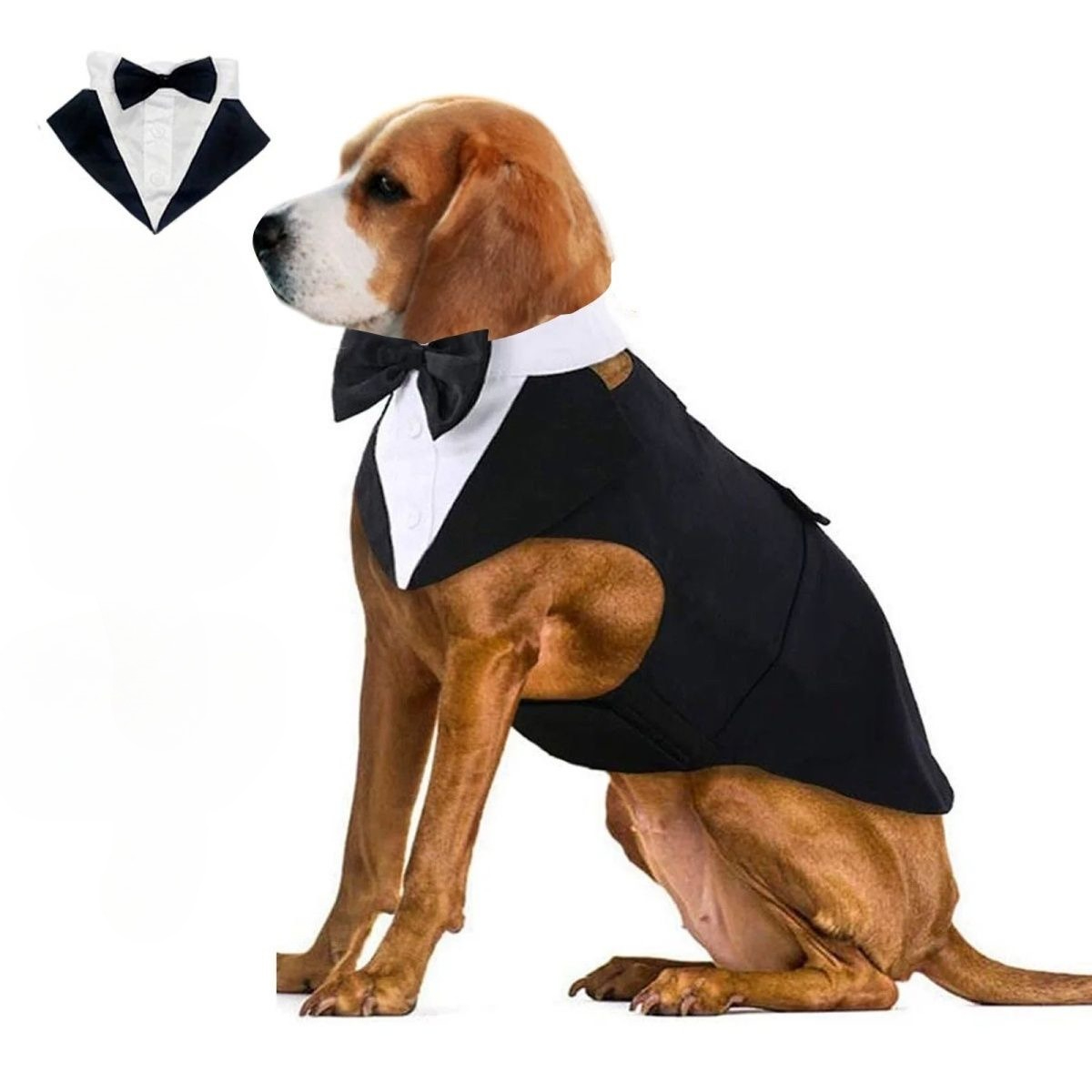 ペット用犬服ファッションパーティーショーフォーマルスーツネク - Suit Supply Wedding Party のレビューと価格