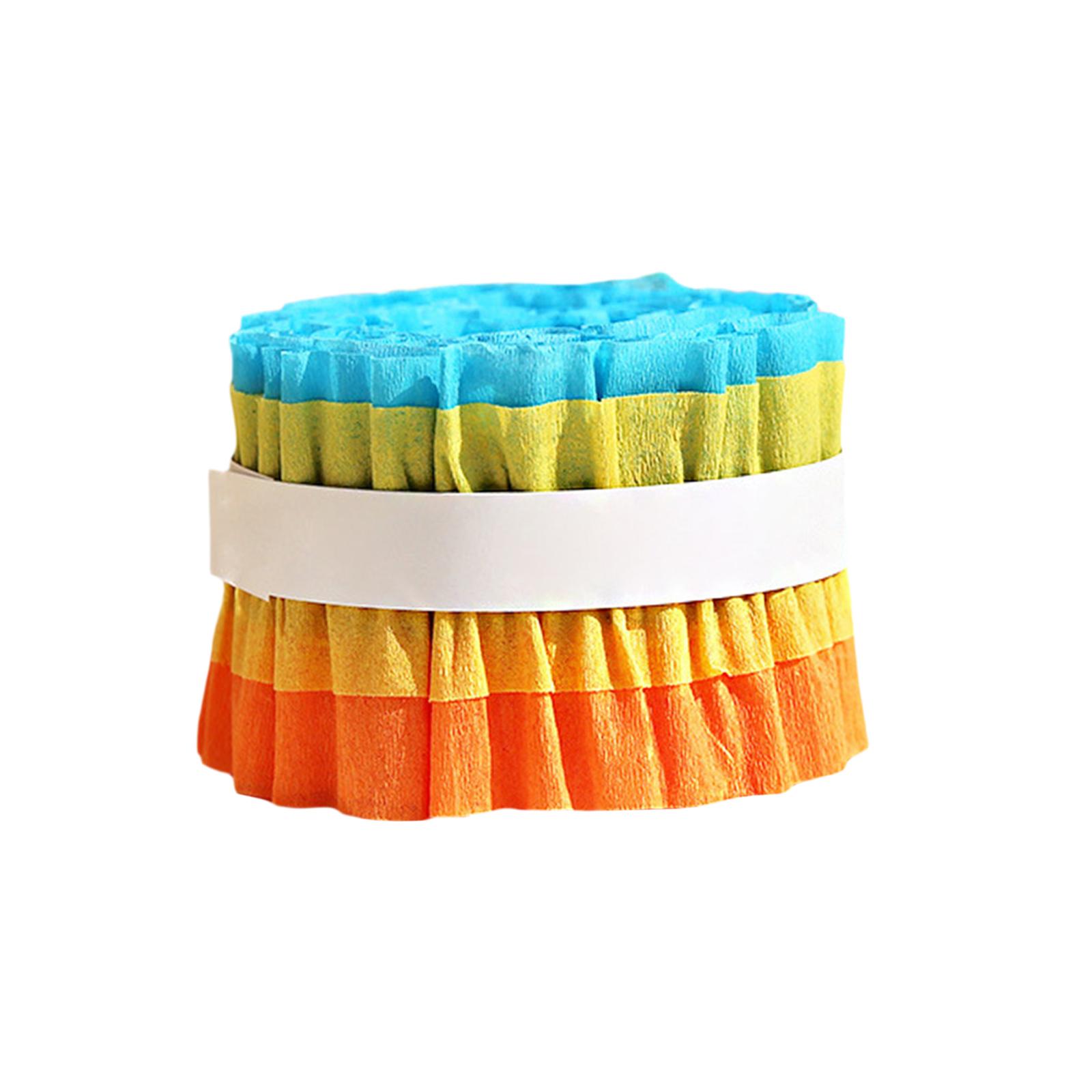 2 ピースしわ紙ロールクレープ紙ストリーマーウェディングパー - Papercraft Supply Ribbon のレビューと価格